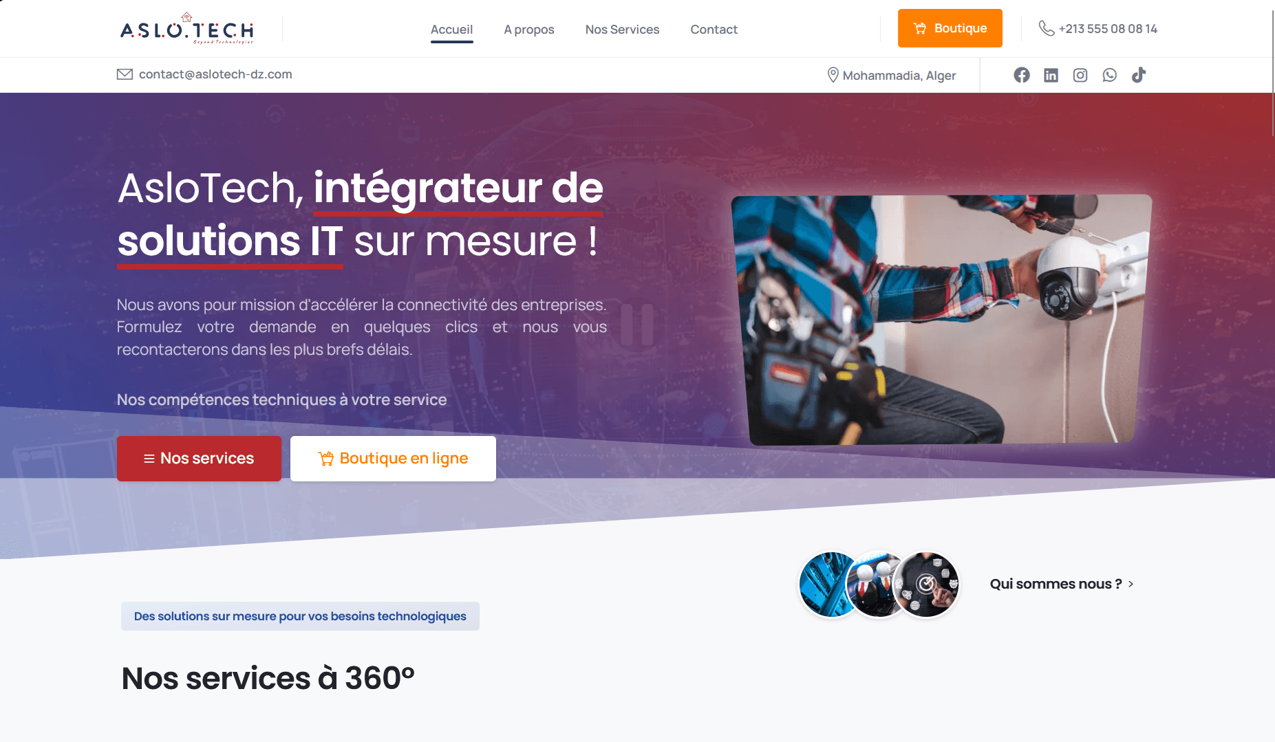 Aslotech — Rubixlab portfolio project