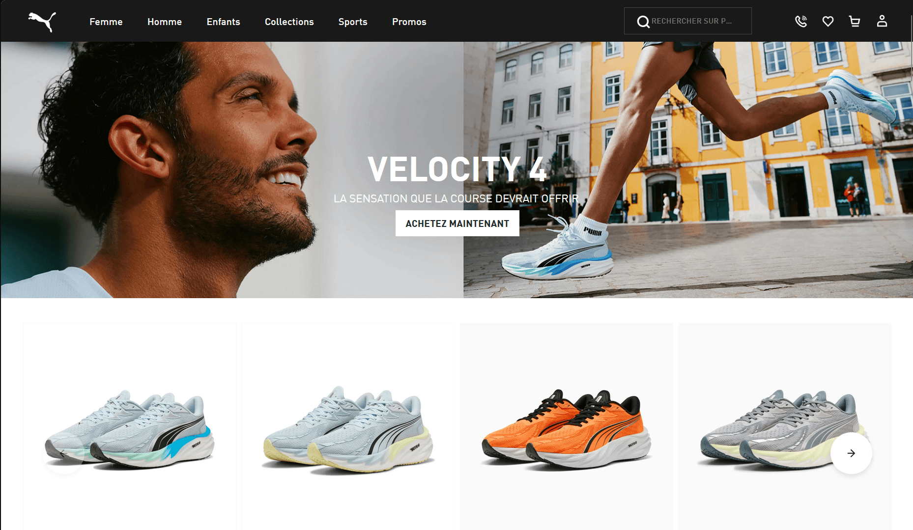 Puma Algeria — Rubixlab portfolio project
